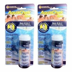 Pool Spa 6-in-1 Test Strips (2-Pack) by AquaChek