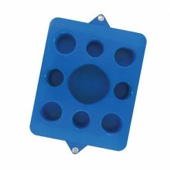 9-Hole Cutout Bahama Blue Pool Floating Drink Tray by Encore