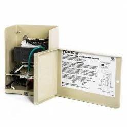 Low Voltage 100-Watt Safety Transformer for Indoor Outdoor Pool by TORK -Pool Supplies Sales Store beige tork pool lights tpx100 44 1000