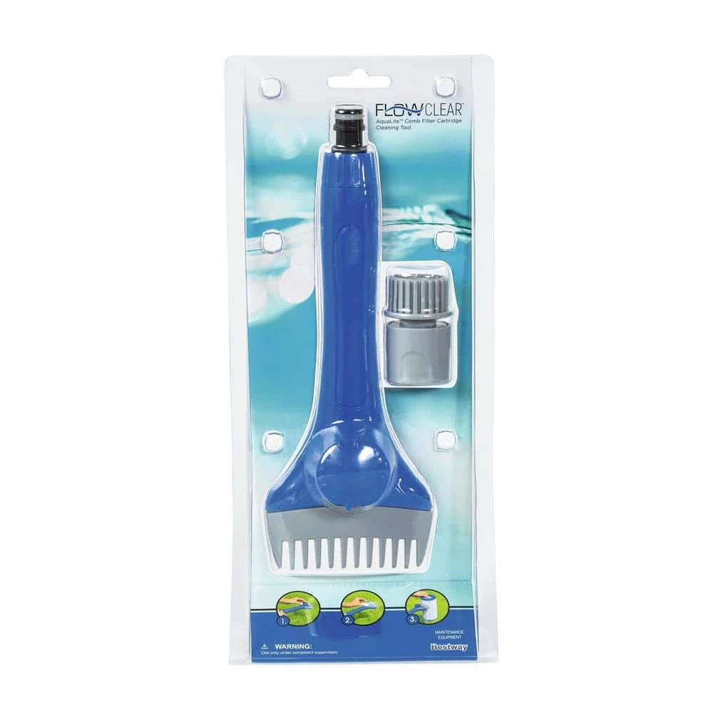 Flowclear Aqualite Pool Filter Cartridge Cleaning Tool for Hose Attachment by Bestway 5 Flowclear Aqualite Pool Filter Cartridge Cleaning Tool for Hose Attachment by Bestway - Image 3