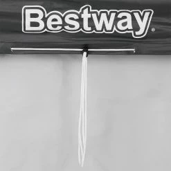 14 ft. Round PVC Pool Cover for Above Ground Pro Frame Pools by Bestway -Pool Supplies Sales Store black bestway pool leaf nets 58248e bw 4f 1000