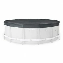 16 ft. Round PVC Pool Cover for Above Ground Pro Frame Pools by Bestway