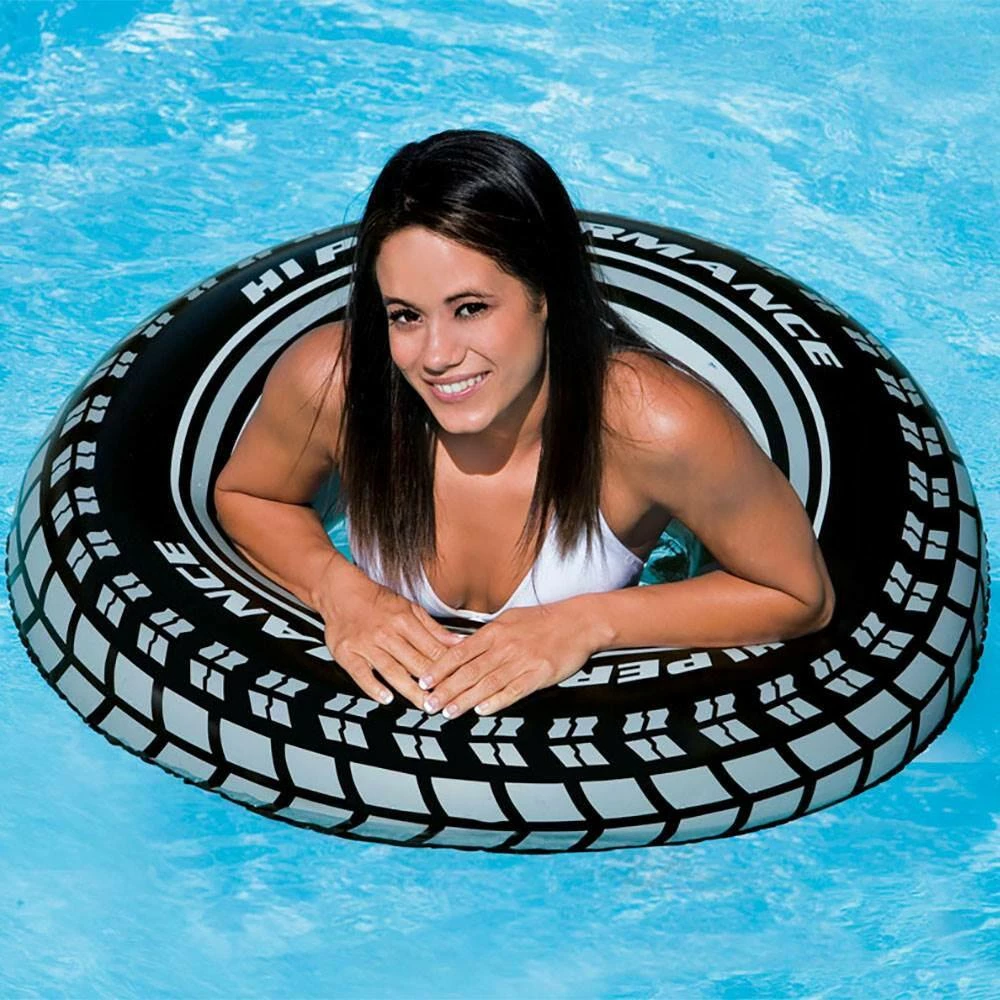 59252EP Inflatable Giant Tire Tube Raft Float For Pool Lake Ocean by Intex 7 59252EP Inflatable Giant Tire Tube Raft Float For Pool Lake Ocean by Intex - Image 5