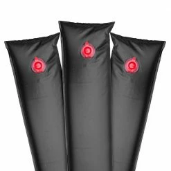 8 ft. Black Single-Chamber Heavy-Duty Water Tubes for Winter Swimming Pool Covers 10-Pack by Pool Mate