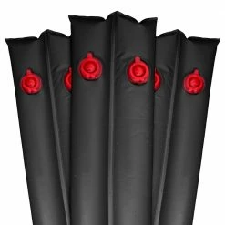 8 ft. Black Double-Chamber Extra Heavy-Duty Water Tubes for Winter Swimming Pool Covers 10-Pack by Pool Mate
