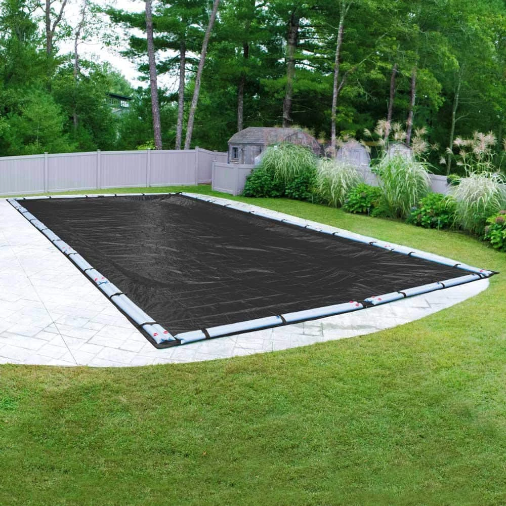 Mesh 20 ft. x 40 ft. Rectangular Black Mesh In Ground Winter Pool Cover by Robelle 3 Mesh 20 ft. x 40 ft. Rectangular Black Mesh In Ground Winter Pool Cover by Robelle