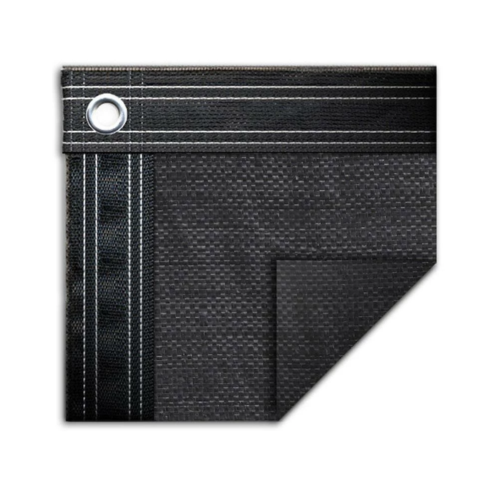 Mesh 20 ft. x 40 ft. Rectangular Black Mesh In Ground Winter Pool Cover by Robelle 4 Mesh 20 ft. x 40 ft. Rectangular Black Mesh In Ground Winter Pool Cover by Robelle - Image 2