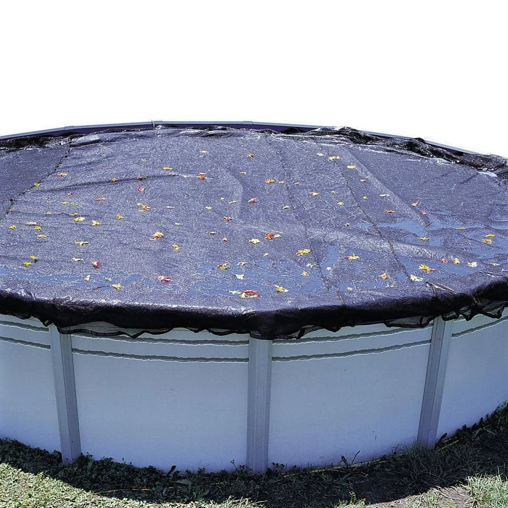 24' Round Above Ground Swimming Pool Leaf Net Cover for Winter Cover by Swimline 3 24' Round Above Ground Swimming Pool Leaf Net Cover for Winter Cover by Swimline