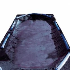 8-Year 25 ft. x 45 ft. Rectangle Black Economy In-Ground Winter Pool Cover by Swimline