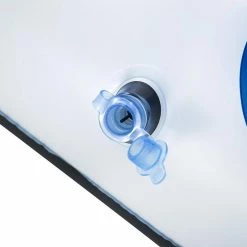 Hydro Force Indigo Wave 2-Person Inflatable Double Pool Lounger Float by Bestway -Pool Supplies Sales Store blue and white bestway pool floats 43534e bw 1f 1000