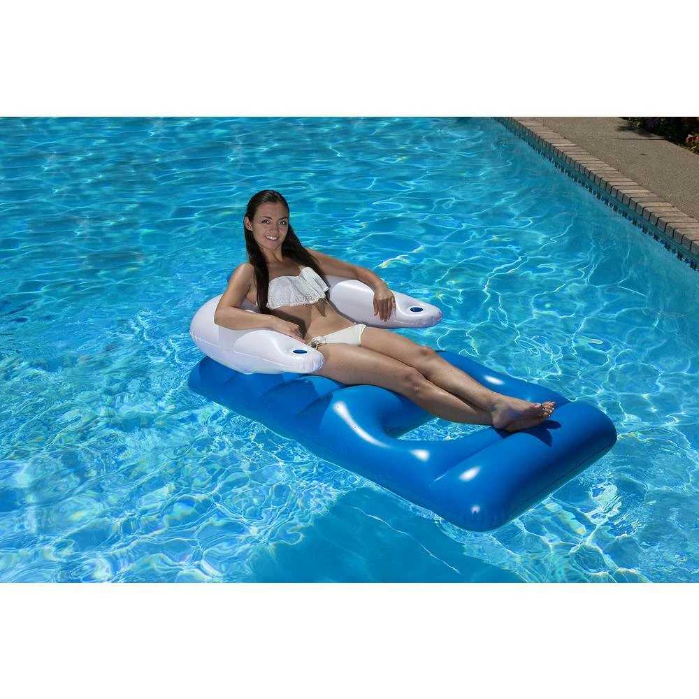 Classic Floating Swimming Pool Float Lounger by Poolmaster 4 Classic Floating Swimming Pool Float Lounger by Poolmaster - Image 2