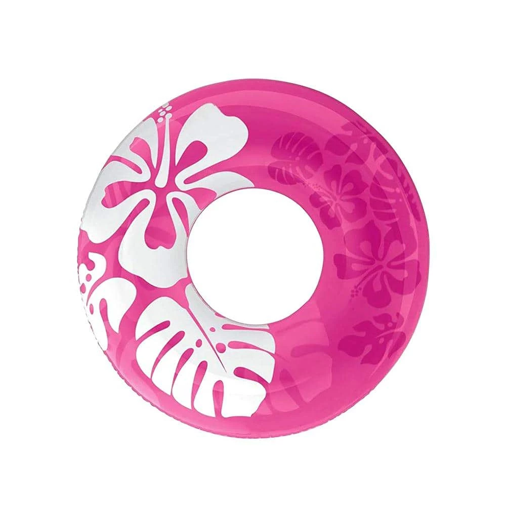 Colorful Transparent Inflatable Swimming Pool Tube Raft (12-Pack) by Intex 7 Colorful Transparent Inflatable Swimming Pool Tube Raft (12-Pack) by Intex - Image 5