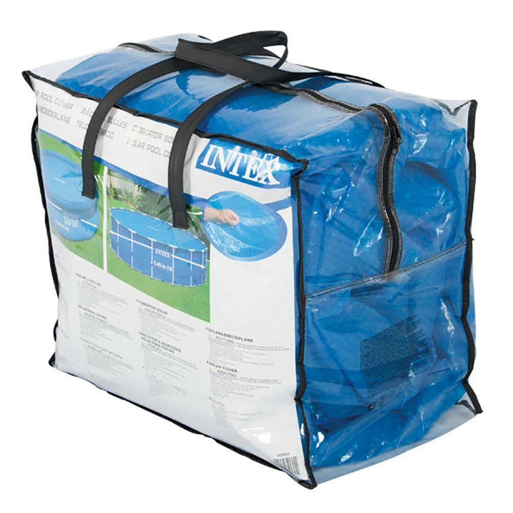 9 ft. x 18 ft. Rectangular Solar Frame Set Swimming Pool Cover (2-Pack) by Intex 5 9 ft. x 18 ft. Rectangular Solar Frame Set Swimming Pool Cover (2-Pack) by Intex - Image 3