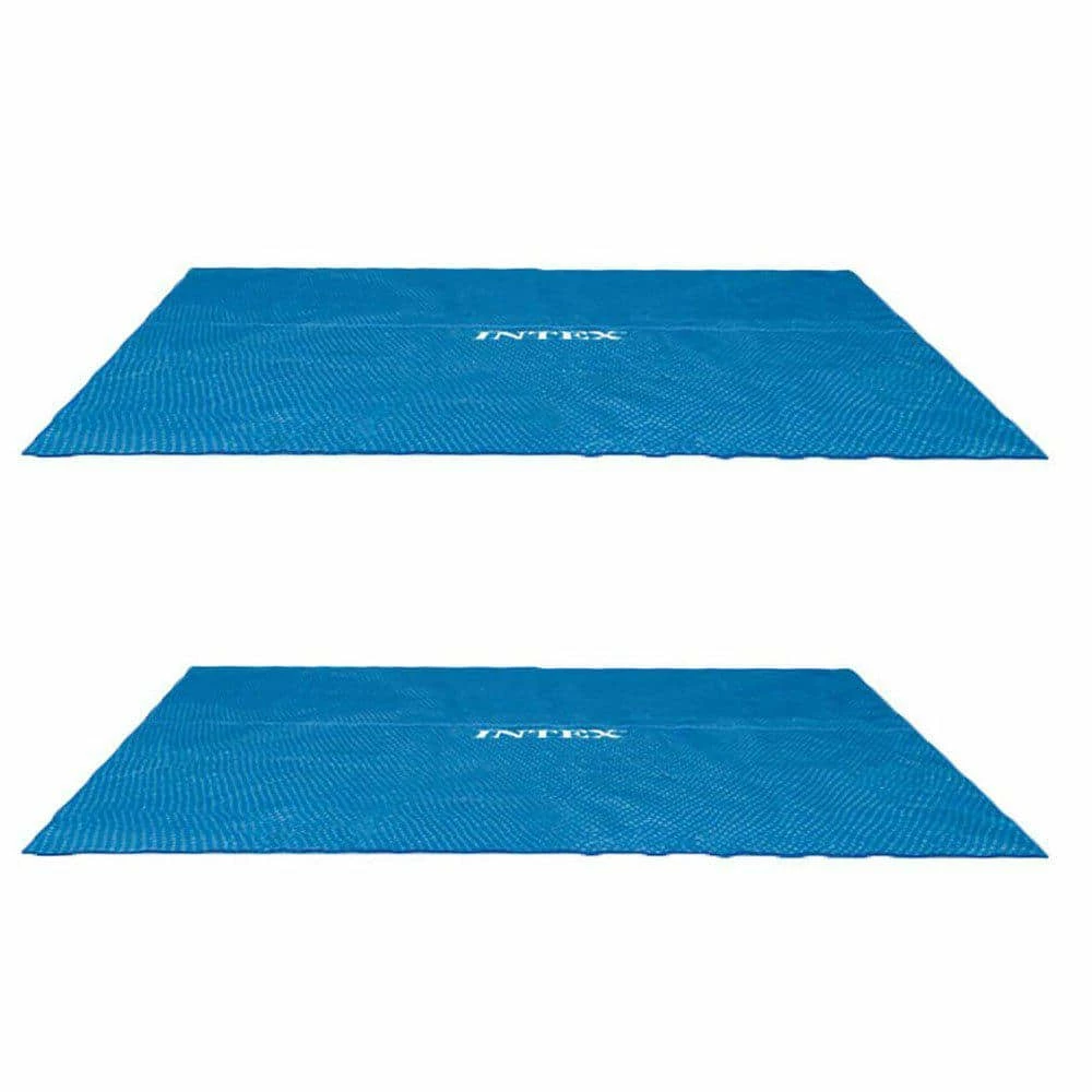 9 ft. x 18 ft. Rectangular Solar Frame Set Swimming Pool Cover (2-Pack) by Intex 3 9 ft. x 18 ft. Rectangular Solar Frame Set Swimming Pool Cover (2-Pack) by Intex