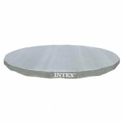 18 ft. Round Vinyl Solar Cover Plus 18 ft. UV Resistant Pool Debris Cover by Intex -Pool Supplies Sales Store blue intex solar pool covers 29025e 28041e 66 1000