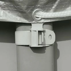 18 ft. Round Vinyl Solar Cover Plus 18 ft. UV Resistant Pool Debris Cover by Intex -Pool Supplies Sales Store blue intex solar pool covers 29025e 28041e d4 1000