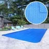 Deluxe 3-Year 20 ft. x 40 ft. Rectangular Blue Solar Pool Cover by Pool Mate -Pool Supplies Sales Store blue pool mate solar pool covers 2040rs 8 boxpm 64 1000