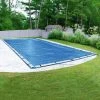 Econo Mesh 30 ft. x 50 ft. Rectangular Blue Mesh In-Ground Winter Pool Cover by Pool Mate -Pool Supplies Sales Store blue pool mate winter pool covers 543050r 64 1000