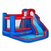 Inflatable Water Slide, Blow up Pool and Bounce House for Backyard by SUNNY & FUN -Pool Supplies Sales Store blue pool toys sfwtr005s 64 1000