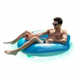 COPY 0 44 in. Inflatable Tube Runner - Deluxe Motorized Pool Tube by POOLCANDY