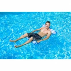 Blue Water Hammock Swimming Pool Float Lounge by Poolmaster