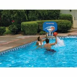 Pro Rebounder Plastic Swimming Poolside Basketball Game by Poolmaster -Pool Supplies Sales Store blue poolmaster pool toys 72783 31 1000