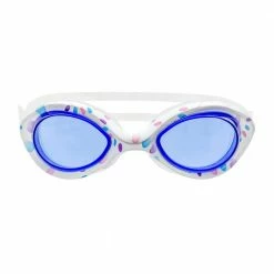 Blue Designer Sport Swim Goggles with Tinted Lenses by Poolmaster