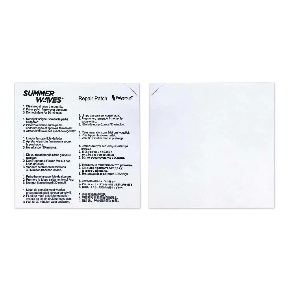 65 in. Red and Blue Hibiscus Island Float by Summer Waves 6 65 in. Red and Blue Hibiscus Island Float by Summer Waves - Image 4