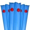10 ft. Blue Double-Chamber Premium Water Tubes for Winter Swimming Pool Covers 12-Pack by Robelle -Pool Supplies Sales Store blue robelle pool cover supplies 3811 20 12 64 1000