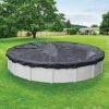 Economy 28 ft. Round Blue Solid Above Ground Winter Pool Cover by Robelle