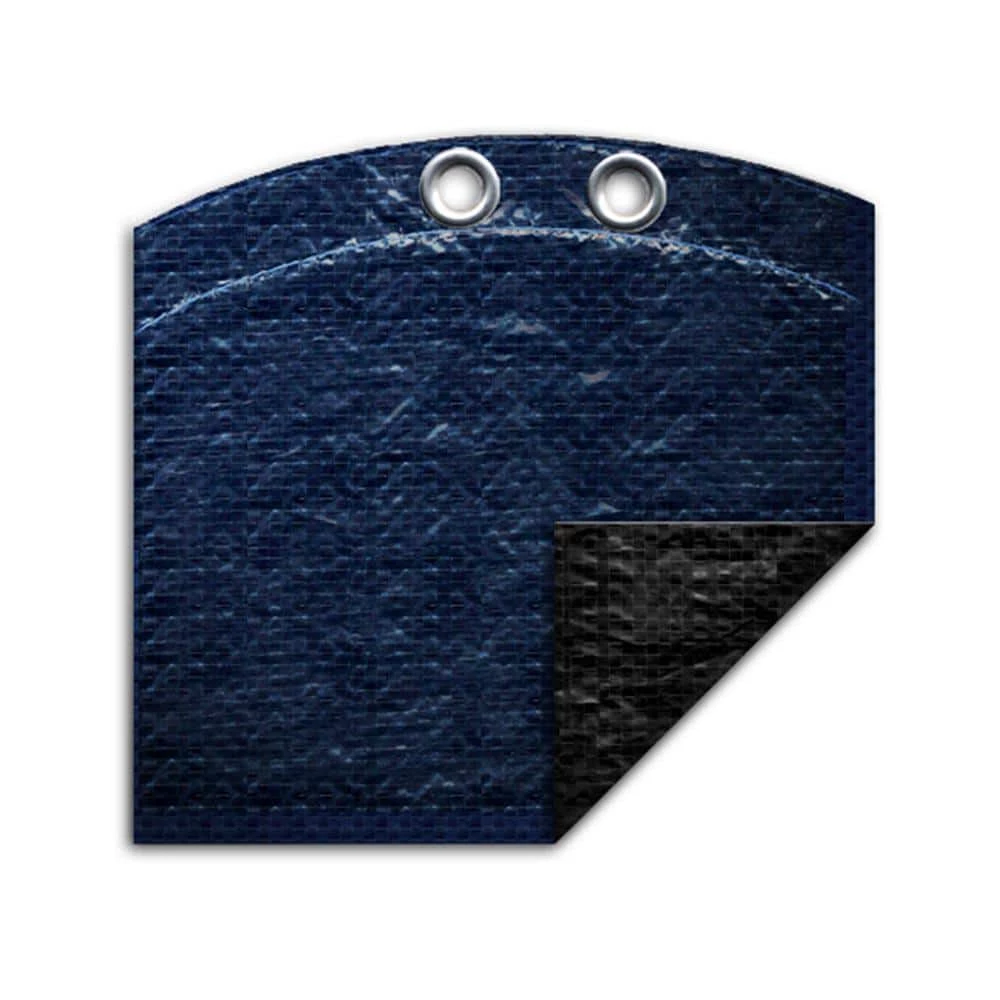 Economy 28 ft. Round Blue Solid Above Ground Winter Pool Cover by Robelle 4 Economy 28 ft. Round Blue Solid Above Ground Winter Pool Cover by Robelle - Image 2