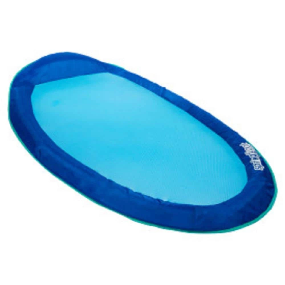 Blue Hyper-Flate Floating Pool Lounge by Spring Float 3 Blue Hyper-Flate Floating Pool Lounge by Spring Float