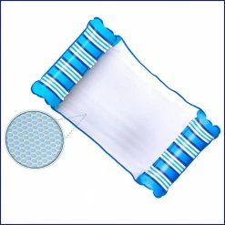 XL 4-In-1 Monterey Hammock by AQUALOUNGE -Pool Supplies Sales Store blue stripe pool floats aql18905ea 4f 1000