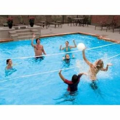 Blue Poolside Volleyball by Swim Ways -Pool Supplies Sales Store blue swim ways pool toys 00801 4f 1000