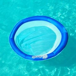 Spring Float Blue Papasan Floating Pool Seat with Hyper-Flate Valve by SwimWays -Pool Supplies Sales Store blue swimways pool floats 6061817 76 1000