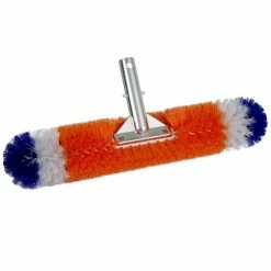 18 in. 360° Brush Around Wall and Floor Pool Brush by Blue Torrent