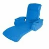 Folding Baja Float Swimming Pool Water Lounger Chair, Bahama Blue by TRC Recreation -Pool Supplies Sales Store blue trc recreation pool floats 6572126 64 1000