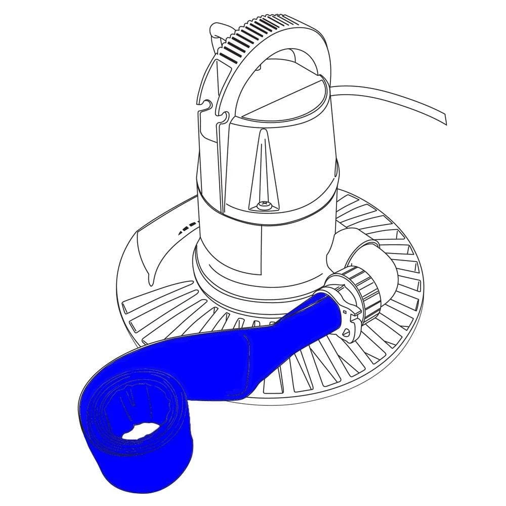 Super Dredger 2450 GPH In-Ground Winter Cover Pump with Base by Blue Wave 4 Super Dredger 2450 GPH In-Ground Winter Cover Pump with Base by Blue Wave - Image 2