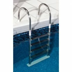 Premium Stainless Steel In-Pool Ladder for Above Ground Pools by Blue Wave -Pool Supplies Sales Store blue wave pool ladders ne1145 c3 1000