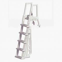 Heavy Duty In-Pool White Ladder for Above Ground Pools by Blue Wave