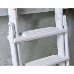 A-Frame Flip Up Pool Ladder for Above Ground Pools by Blue Wave -Pool Supplies Sales Store blue wave pool ladders ne1222 1f 1000
