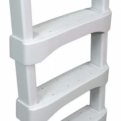 White Snap-Lock Deck Ladder for Above-Ground Pools by Blue Wave -Pool Supplies Sales Store blue wave pool ladders ne9854 1f 1000