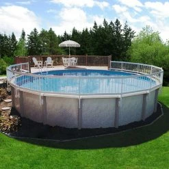 Above Ground Pool Fence Add-On Kit B (3 Sections) by Blue Wave -Pool Supplies Sales Store blue wave pool safety equipment ne146 31 1000