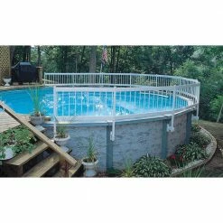 Above Ground Pool Fence Add-On Kit B (3 Sections) by Blue Wave -Pool Supplies Sales Store blue wave pool safety equipment ne146 44 1000