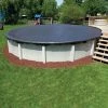 24 ft. Round Blue Above-Ground Winter Pool Cover by Winter Block