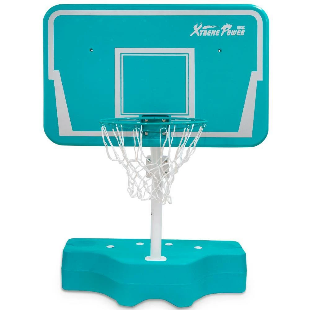 42 in. W Blue Swimming Pool Basketball Goal Adjustable Backboard Hight Pool Side Hoops System by XtremepowerUS 7 42 in. W Blue Swimming Pool Basketball Goal Adjustable Backboard Hight Pool Side Hoops System by XtremepowerUS - Image 5