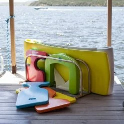 PVC Pool Float Storage Drying Rack For Foam Loungers, Bronze by TRC Recreation -Pool Supplies Sales Store bronze trc recreation pool floats 8080218 4f 1000