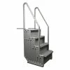 Ladder Step System Entry for Above Ground Pool with 2 Sand Weights by Confer Plastics -Pool Supplies Sales Store confer plastics pool ladders 2 x 200888 64 1000
