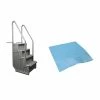 Ladder Step System Entry for Above Ground Swimming Pool with Liner Pad by Confer Plastics -Pool Supplies Sales Store confer plastics pool ladders 87956 64 1000