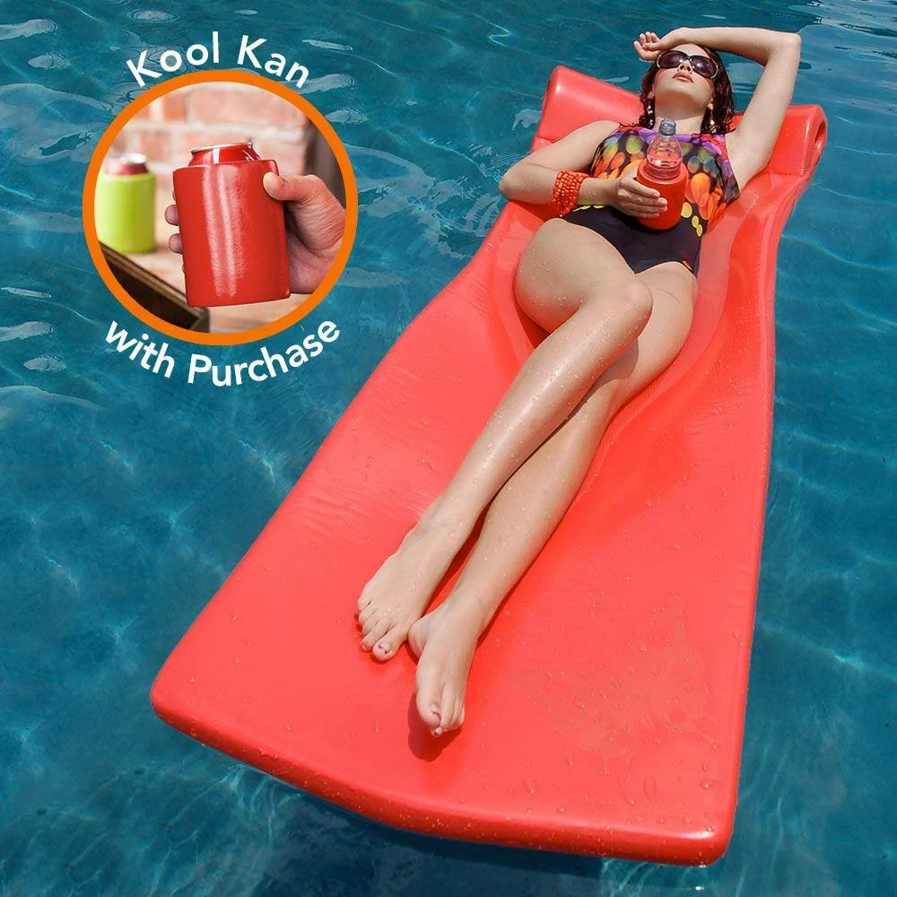 XX-Large Foam Mattress with Bonus Koozie Coral Pool Float by Pool Mate 4 XX-Large Foam Mattress with Bonus Koozie Coral Pool Float by Pool Mate - Image 2